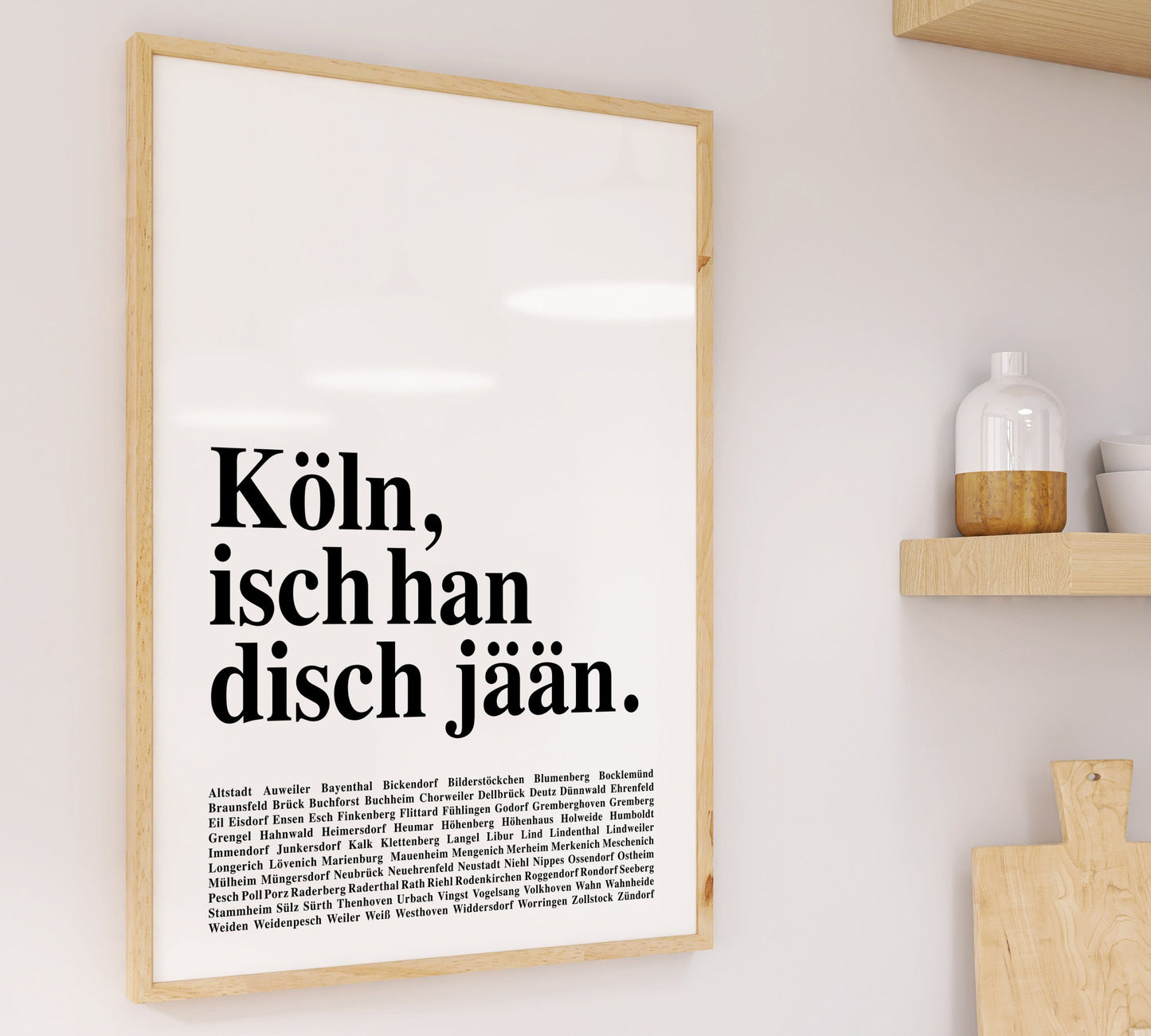 2D: Köln isch han disch jään Poster