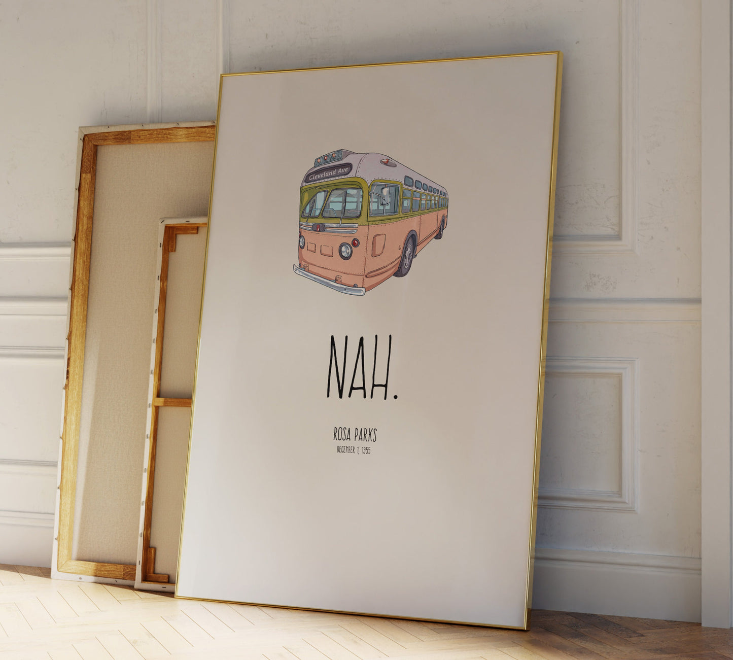 Rosa Parks Nah Poster, A1 A2 A3 A4 Human Rights Print, Black History Poster, Black Lives Matter Wall Art, Rosa Parks Quote, Civil Rights Art