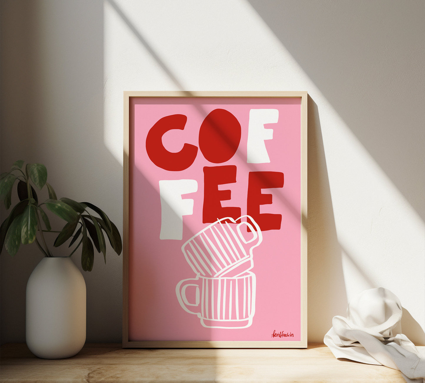1C: Coffee Poster (Pink)