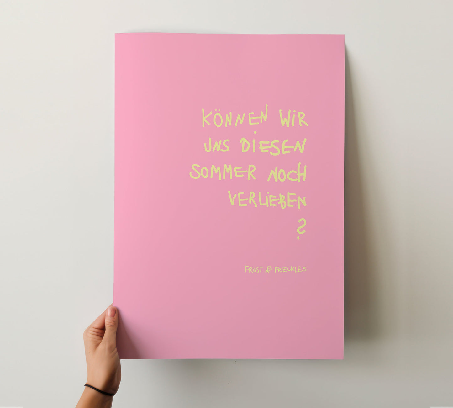 Können Wir Uns Diesen Sommer Noch Verlieben Poster, Love Minimal Print, Retro Poster Büro, Minimal Wall Art, Unikat Wohndeko, Sommer, Meer