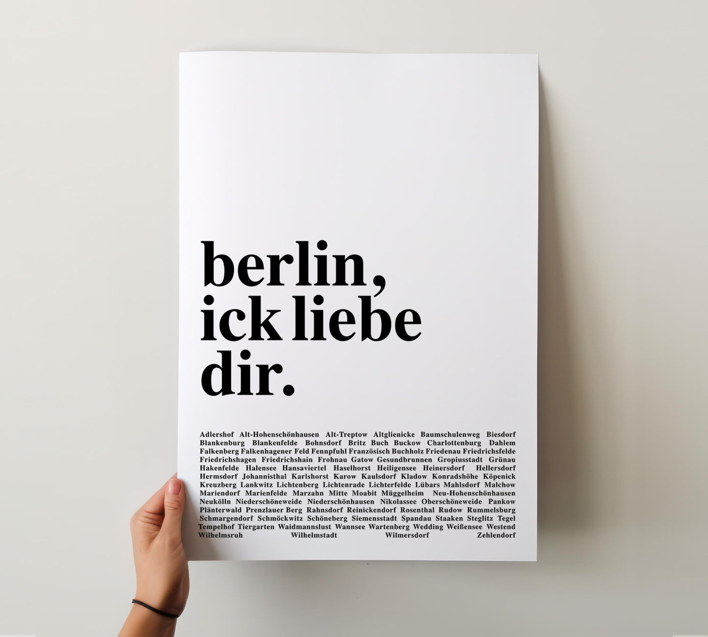 2D: Berlin Ick Liebe Dir Poster