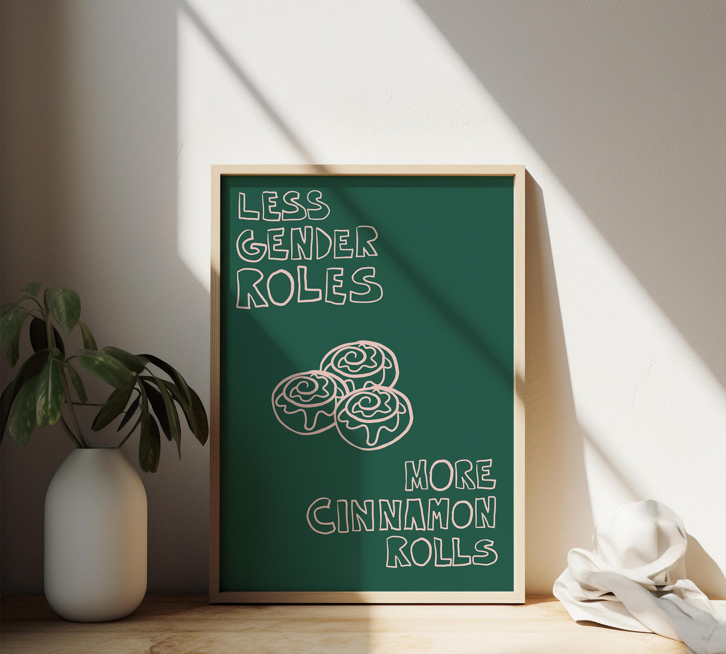 1C: Cinnamon Rolls Poster (Green)