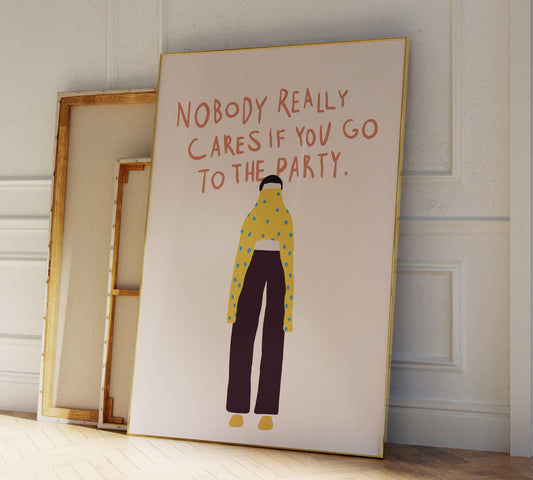 1F: Nobody Really Cares Poster