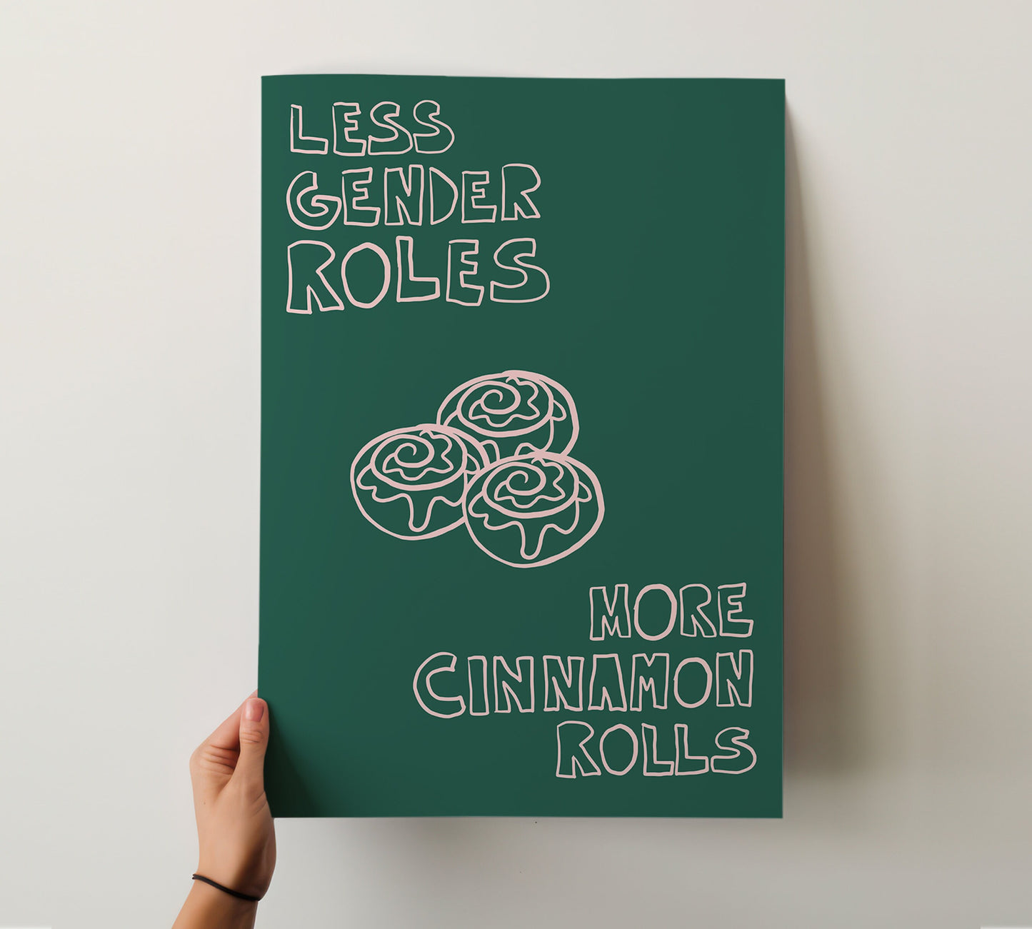 1C: Cinnamon Rolls Poster (Green)