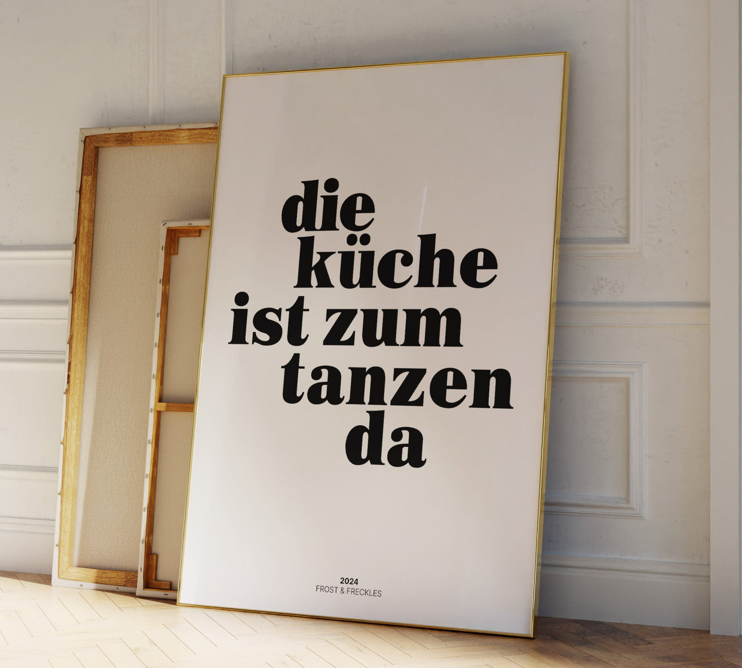 Die Küche ist zum Tanzen da Poster