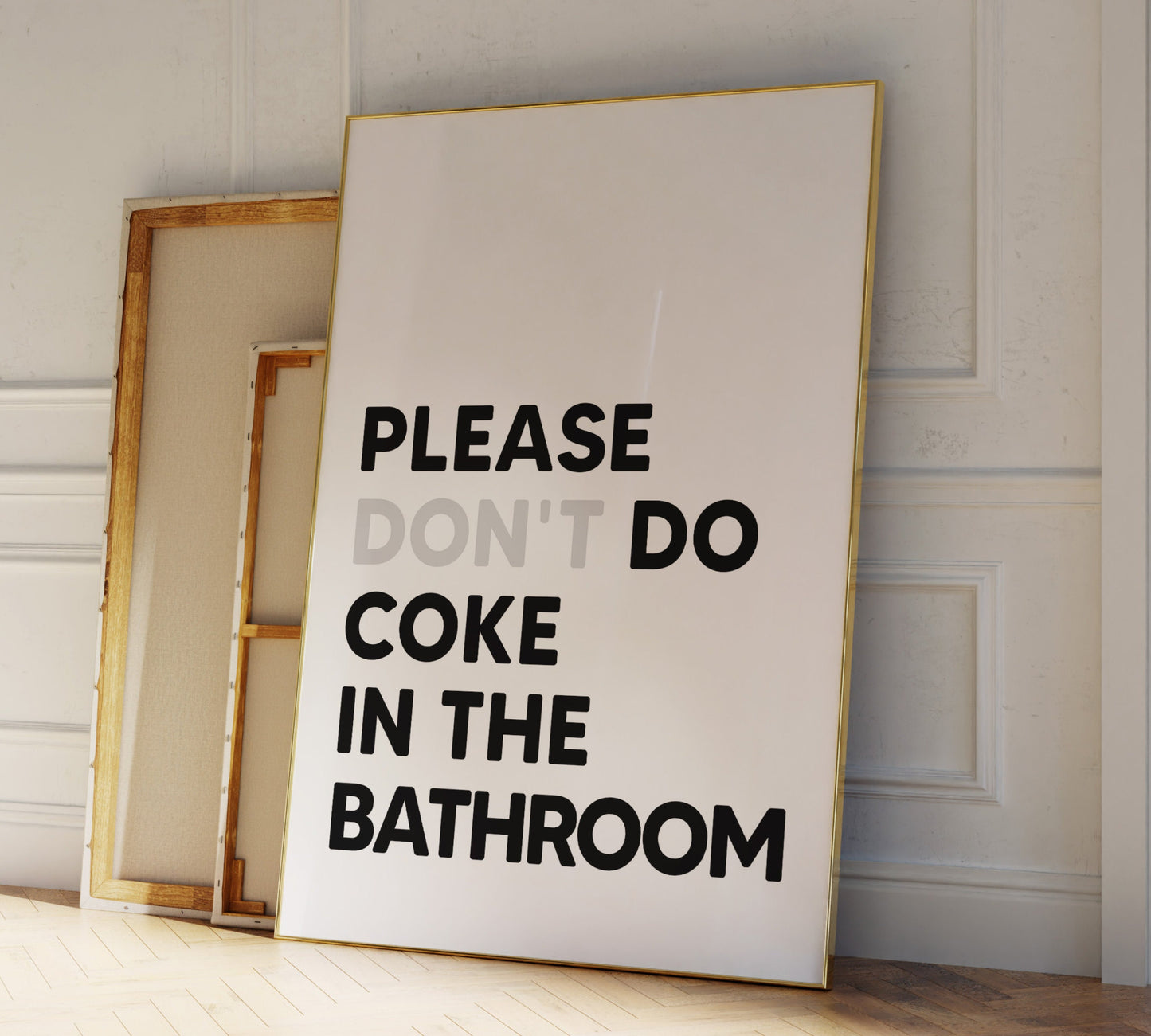 Please Don't Do Coke In the Bathroom Sign Poster Print, Funny Bathroom Sign, Toilet Sign, Bathroom Poster, Bathroom Door Sign, Toilet Door