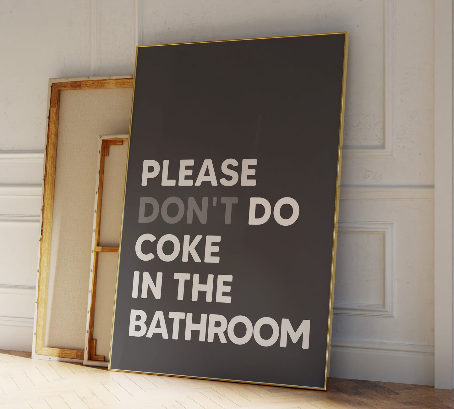Please Don't Do Coke In the Bathroom Sign Poster Print, Funny Bathroom Sign, Toilet Sign, Bathroom Poster, Bathroom Door Sign, Toilet Door