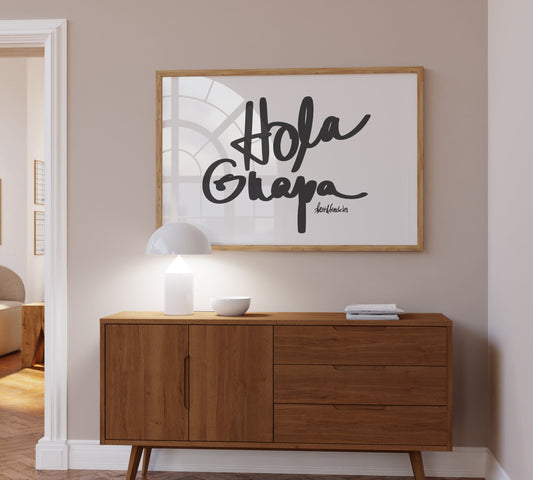3F: Hola Guapa Print