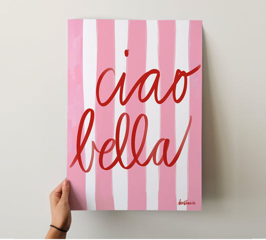 02: Italy Ciao Bella Poster
