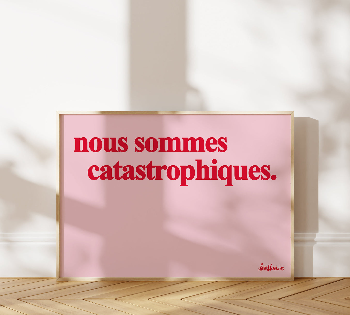 8B: Nous Sommes Catastrophiques Poster