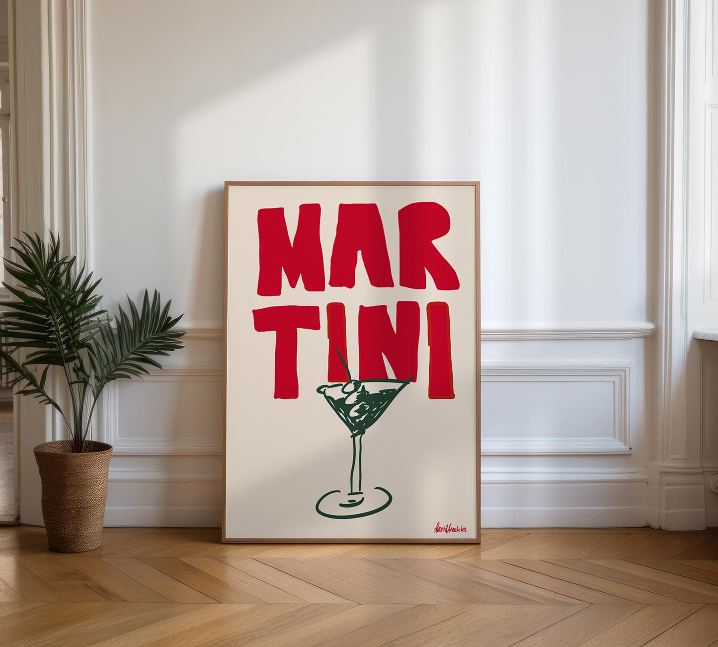 1E: Martini Poster