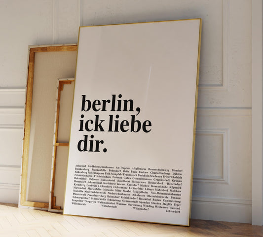 2D: Berlin Ick Liebe Dir Poster