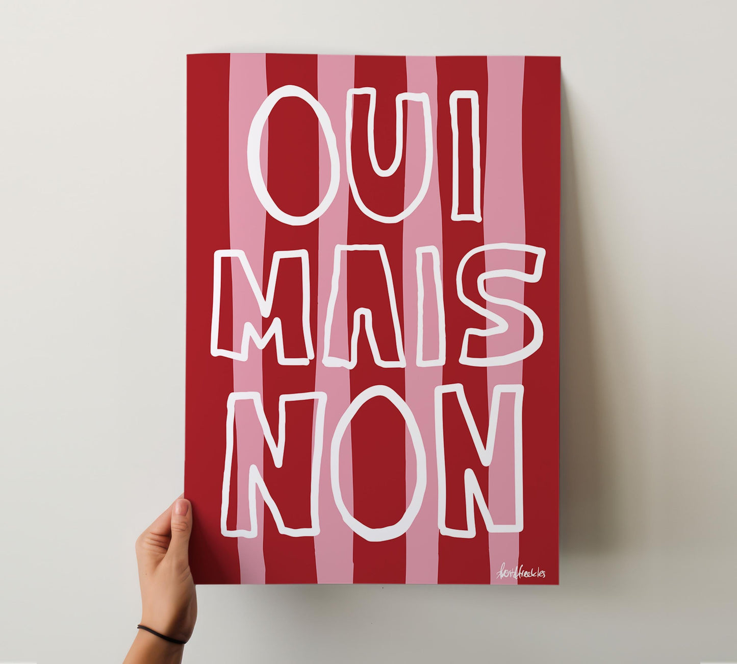 1C: Oui Mais Non Poster