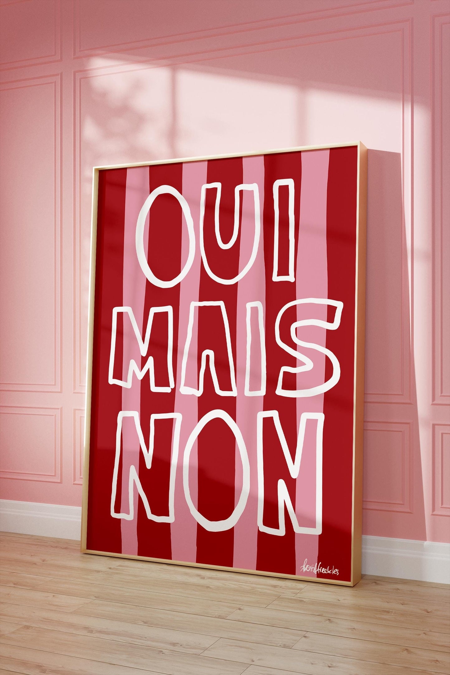 1C: Oui Mais Non Poster