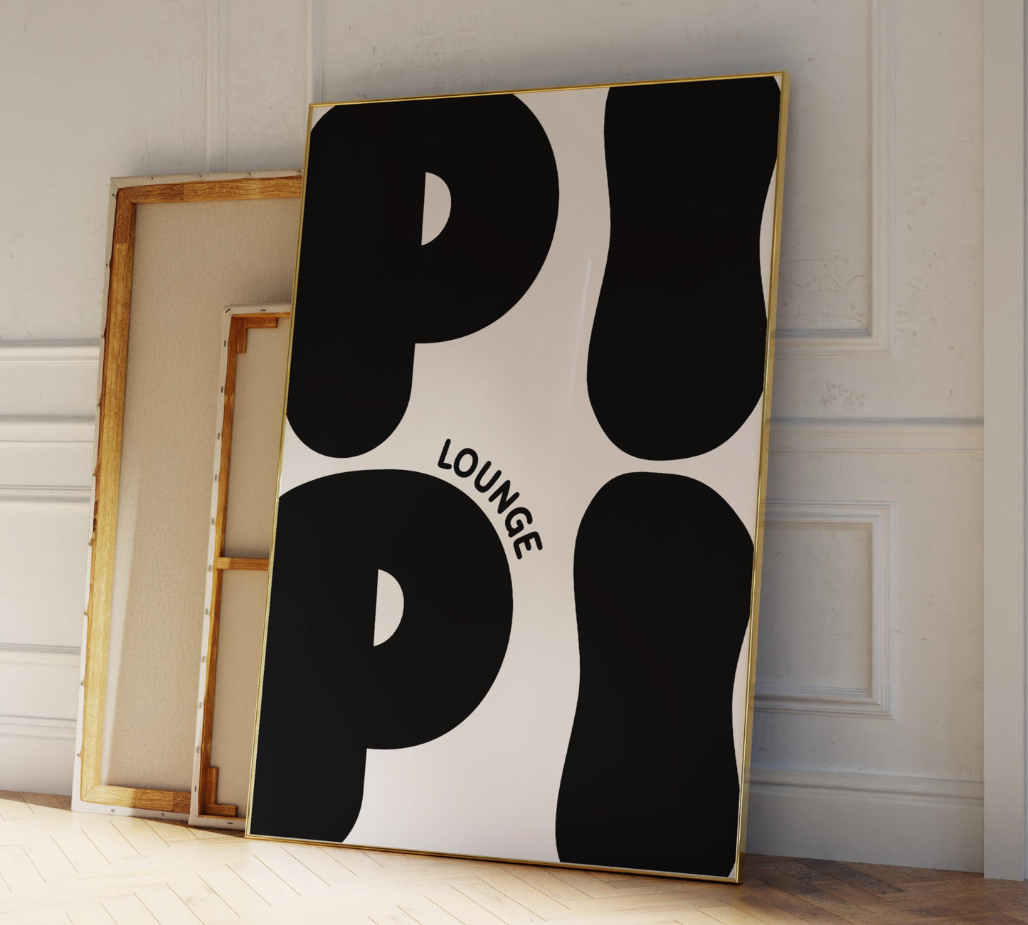 2A: Pipi Lounge Poster (Black)