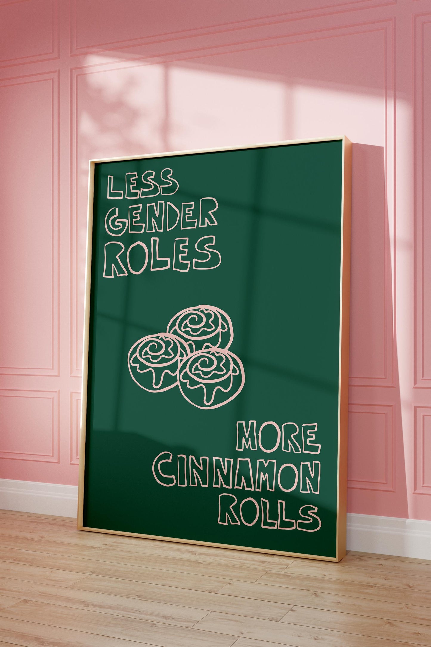 1C: Cinnamon Rolls Poster (Green)