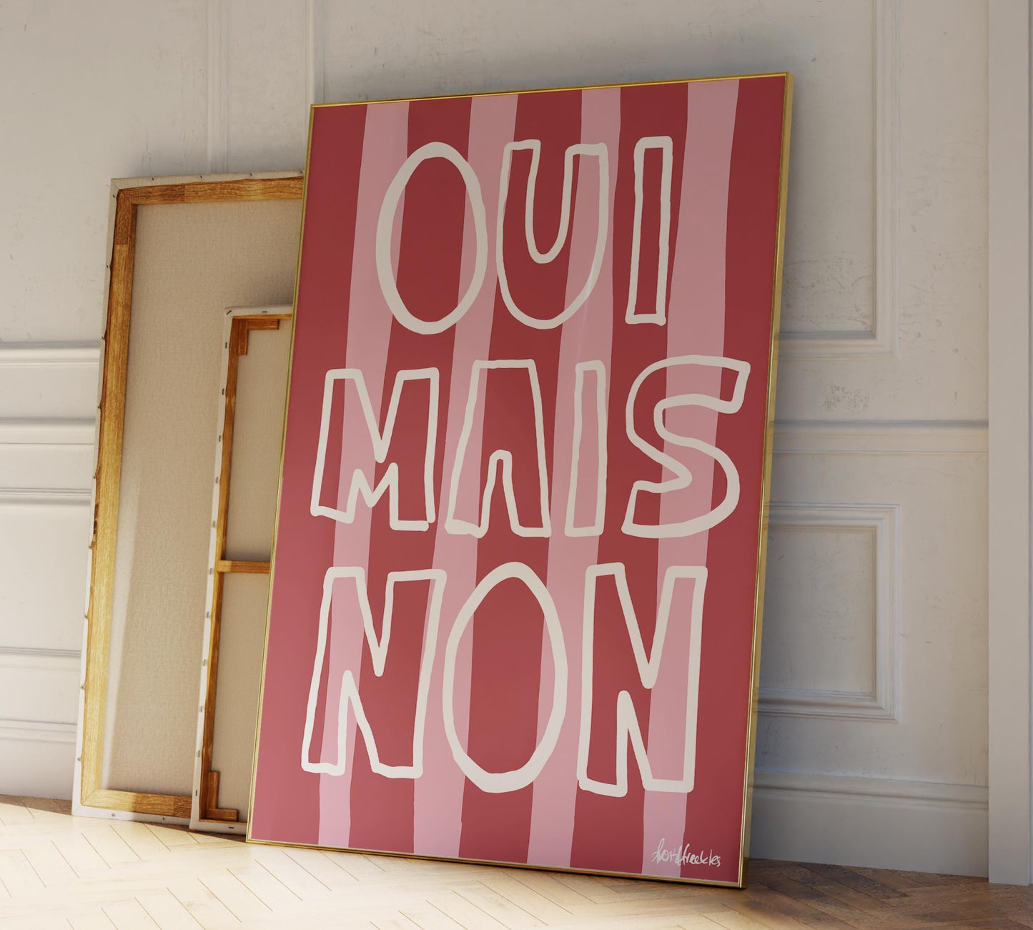 1C: Oui Mais Non Poster