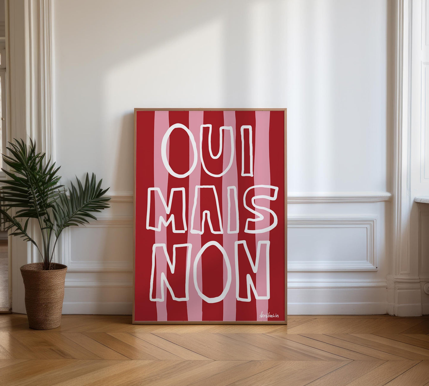 1C: Oui Mais Non Poster