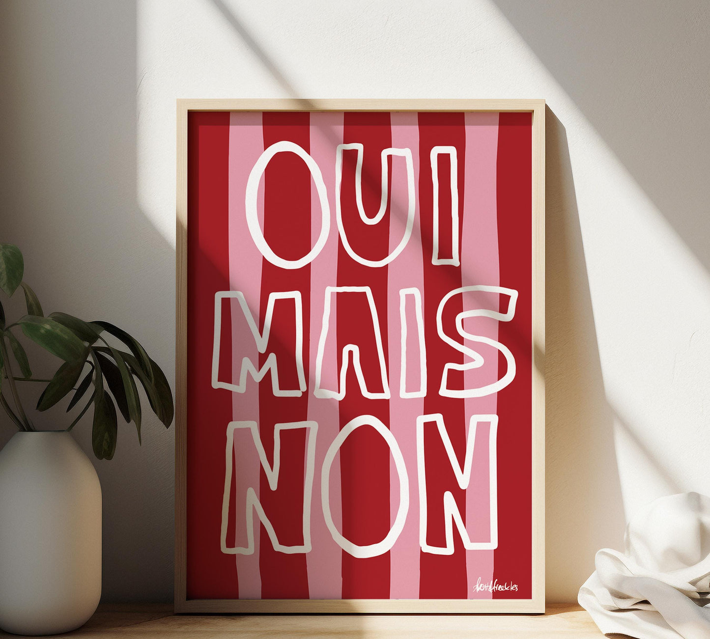 1C: Oui Mais Non Poster