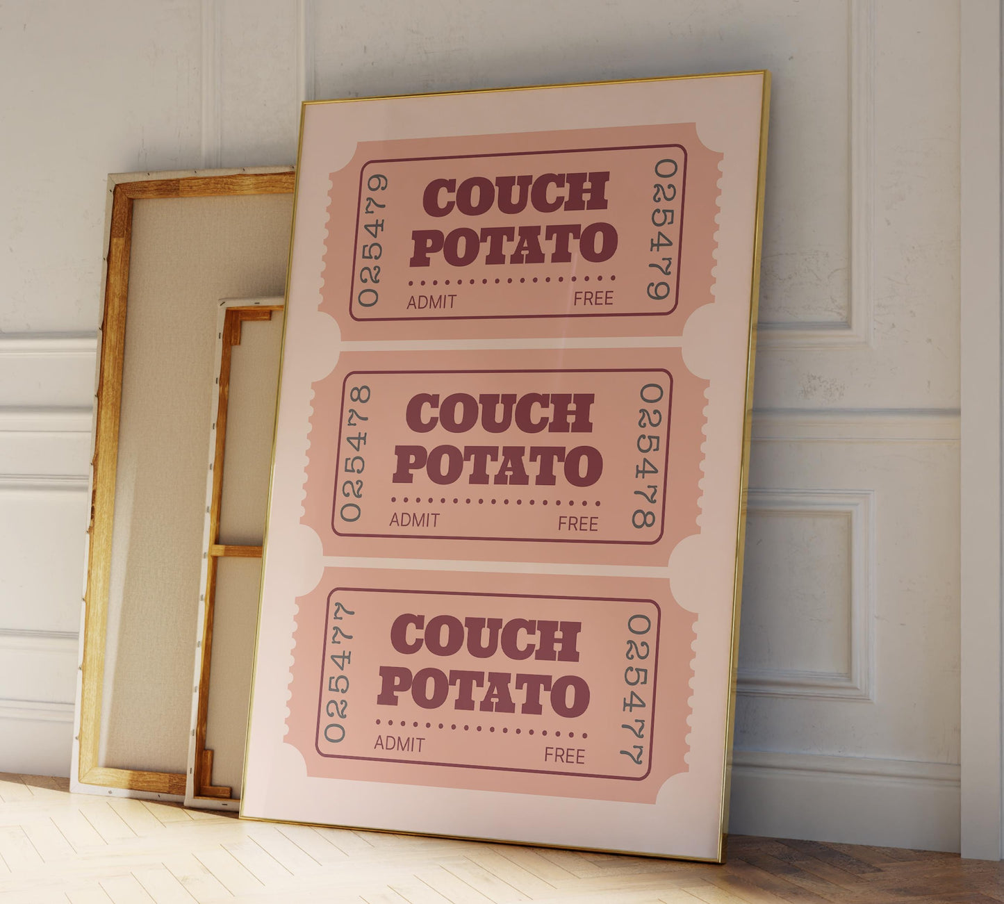 3D: Ticket Couch Potato Poster
