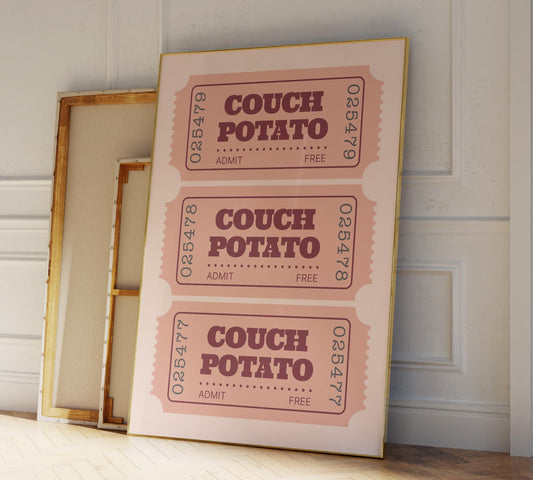 3D: Ticket Couch Potato Poster