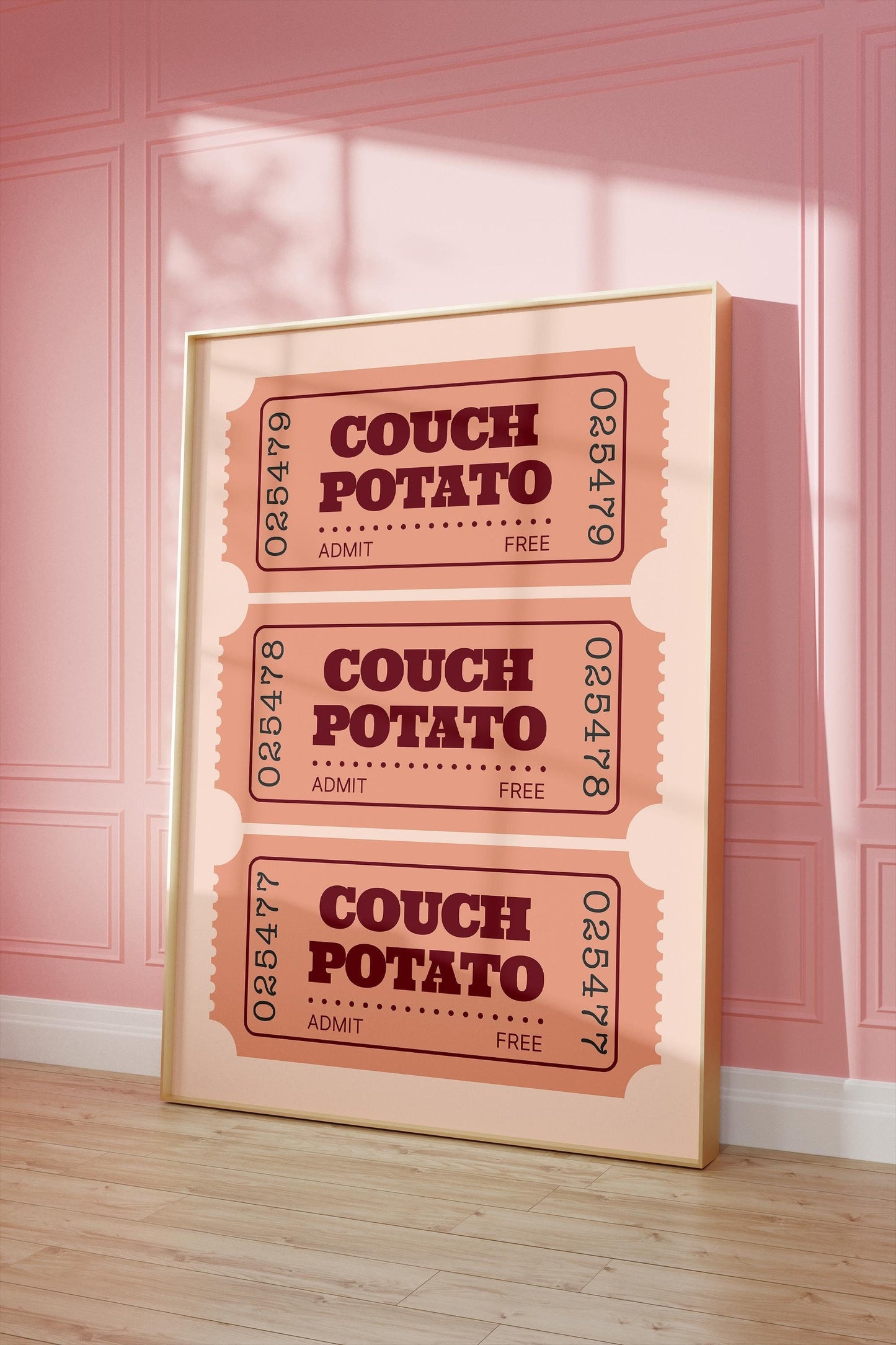 3D: Ticket Couch Potato Poster