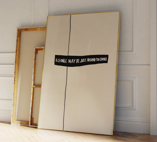 1F: Change Around The Corner Poster