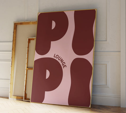 2A: Pipi Lounge Poster (Pink)