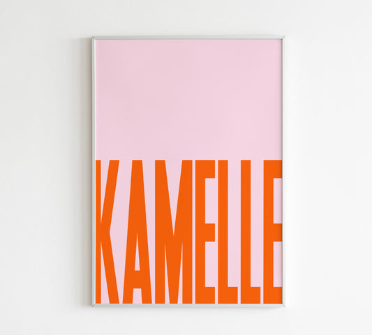 Poster Kunstdruck (Küche) – Kamelle