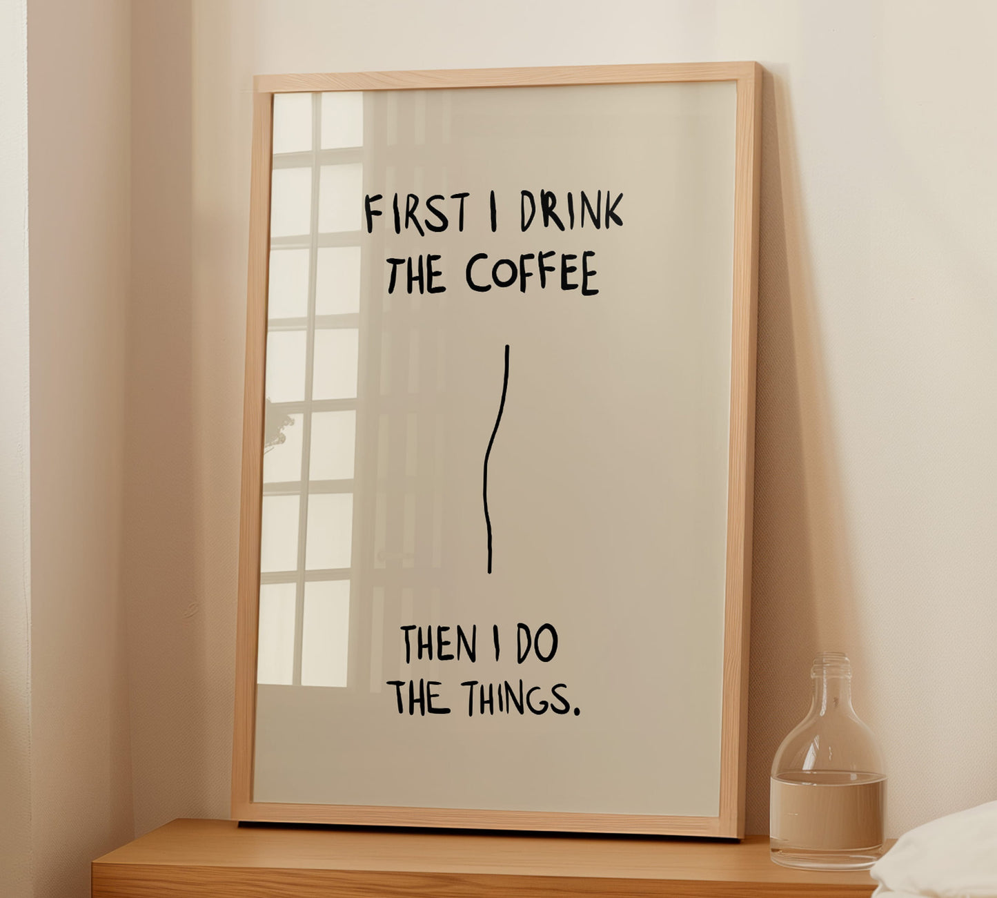 Geschenkidee für Kaffee Liebhaber mit modernem Poster