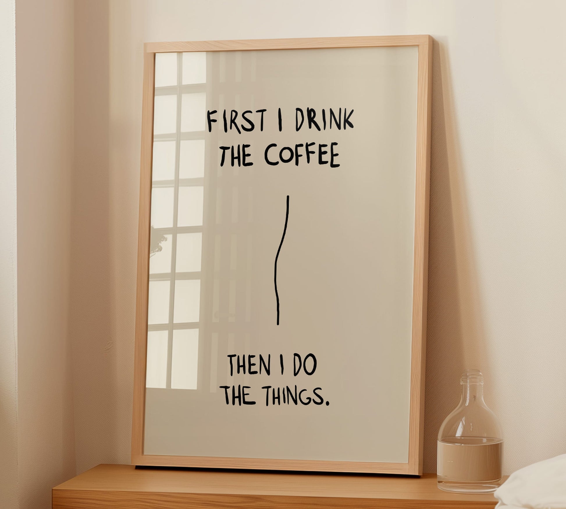 Geschenkidee für Kaffee Liebhaber mit modernem Poster