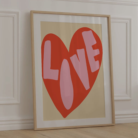 herz-liebe-poster-wohnzimmer-schlafzimmer-minimal
