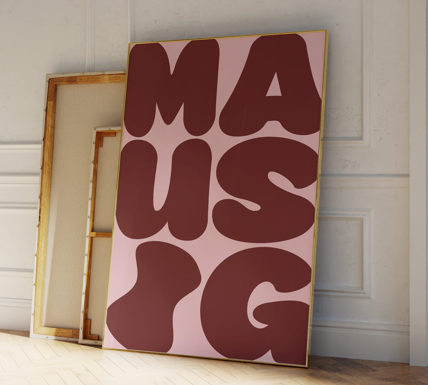 Frost and Freckles Kunstdruck "Mausig" als Inspiration für eine feminine und humorvolle Wohnzimmer-Deko für jede Süßmaus.