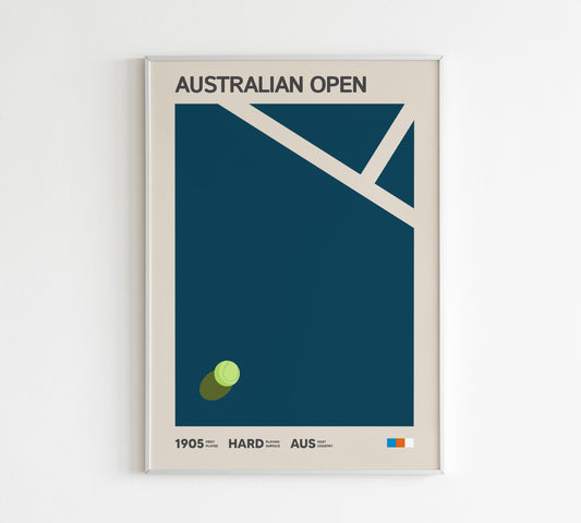 Kunstdruck – Grand Slam Australian Open